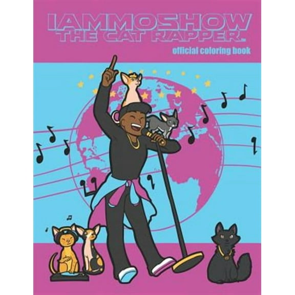 IamMoshow The Cat Rapper: Official Coloring Book