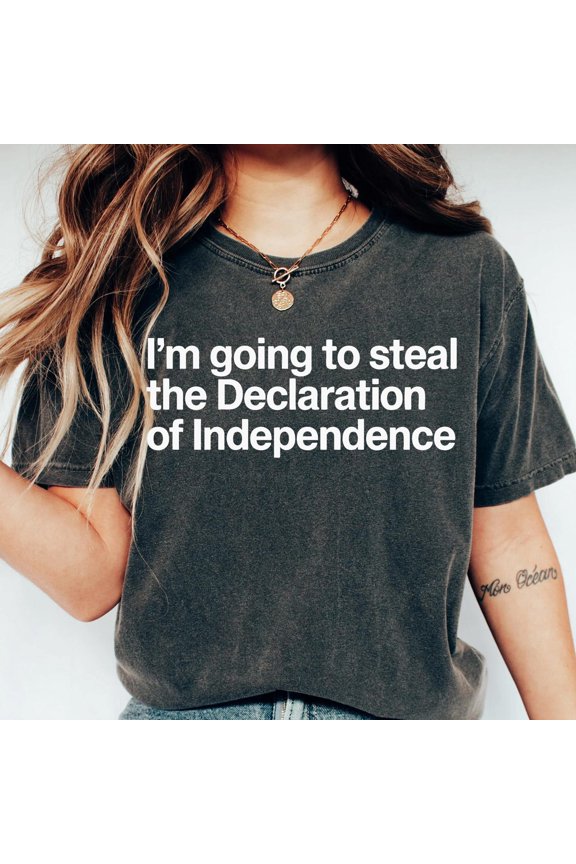 Iamp39m Going To Steal The Declaration of Independence Shirt Independence Day Shirt Americ