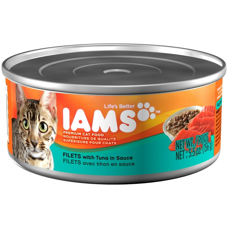 Iams tuna top cat food