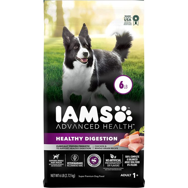 Iams Advanced Health Adult Healthy Digestion Dry Dog Food with Real