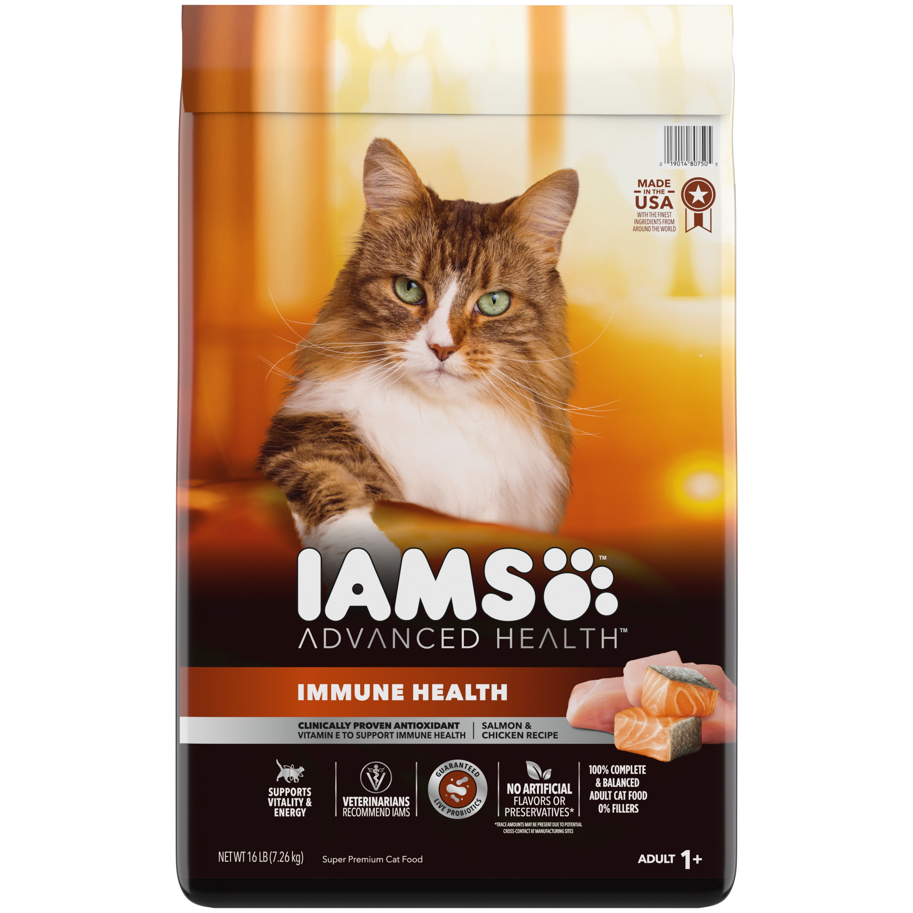 Iams Cat Food Orange Bag Iams Proactive Health Healthy Adult Dry