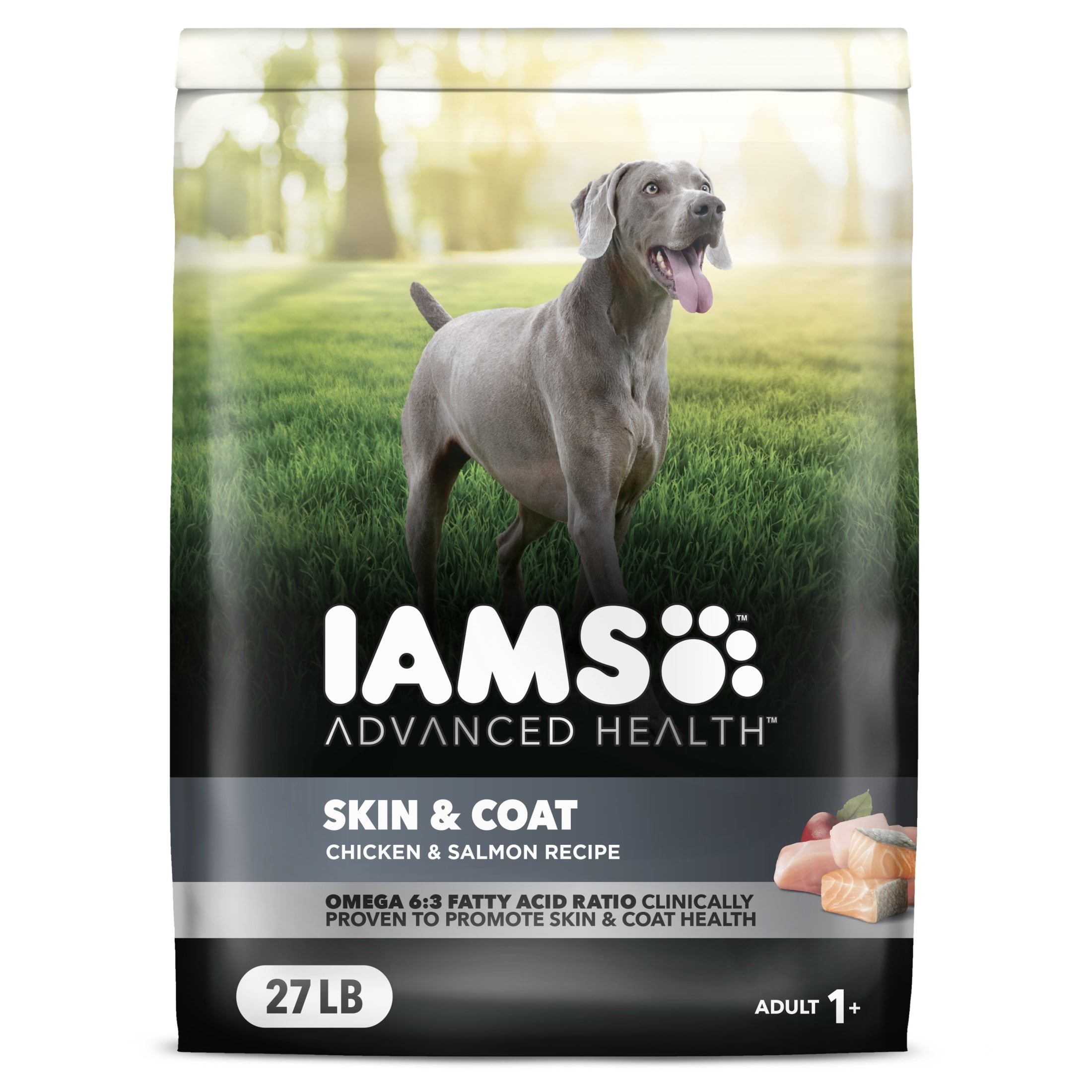 Iams Advanced Health Dry Dog Food, Skin & Coat Chicken and Salmon