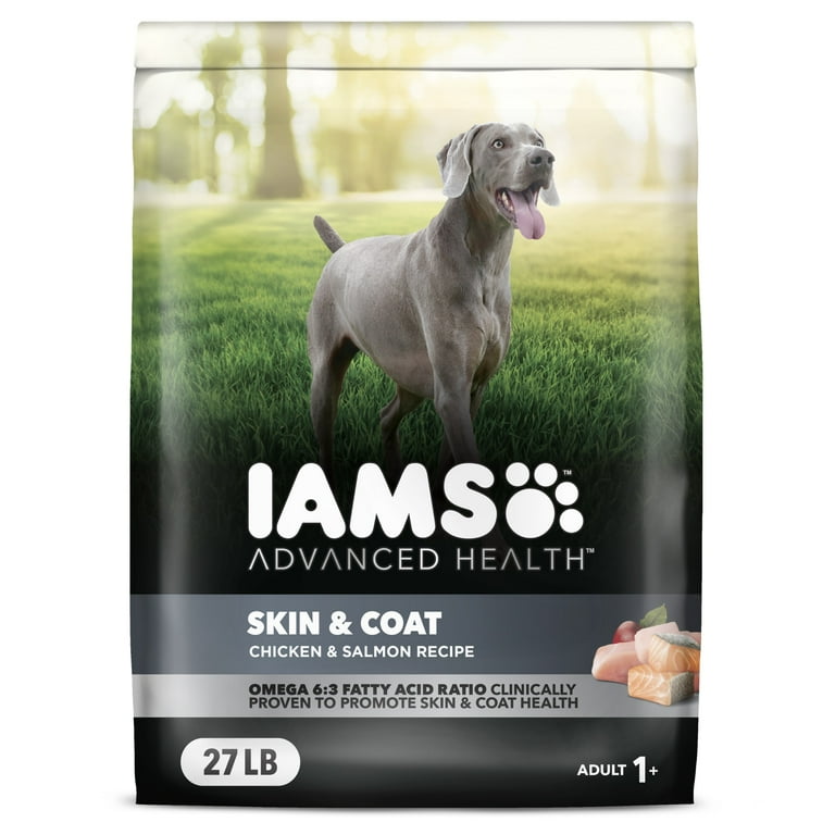Iams Advanced Health Dry Dog Food, Skin & Coat Chicken and Salmon