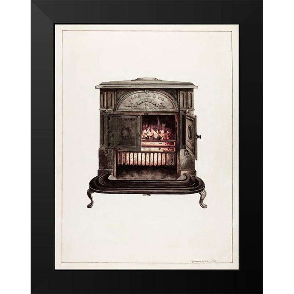 Iams, J. Howard 12x14 Black Modern Framed Museum Art Print Titled