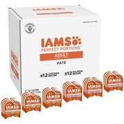 Iams Perfect Portions Healthy Adult Pate Wet Cat Food, Variety Recipe, 2.6 Oz Twin-Pack Trays24 Ct
