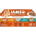 thumbnail image 1 of Iams Perfect Portions Wet Cat Food Variety Pack, Grain Free, 1.32 oz Trays (12 Pack), 1 of 14