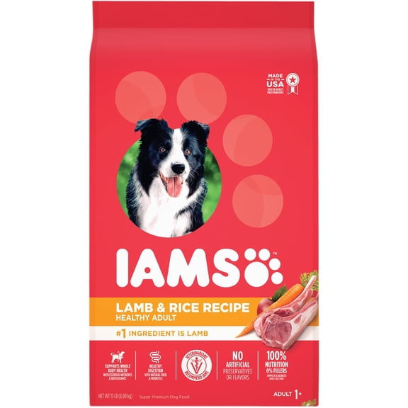 Iams Proactive Health Adult Lamb Meal And Rice, 15.5-Pound Bags — Residential Use, Standard Application