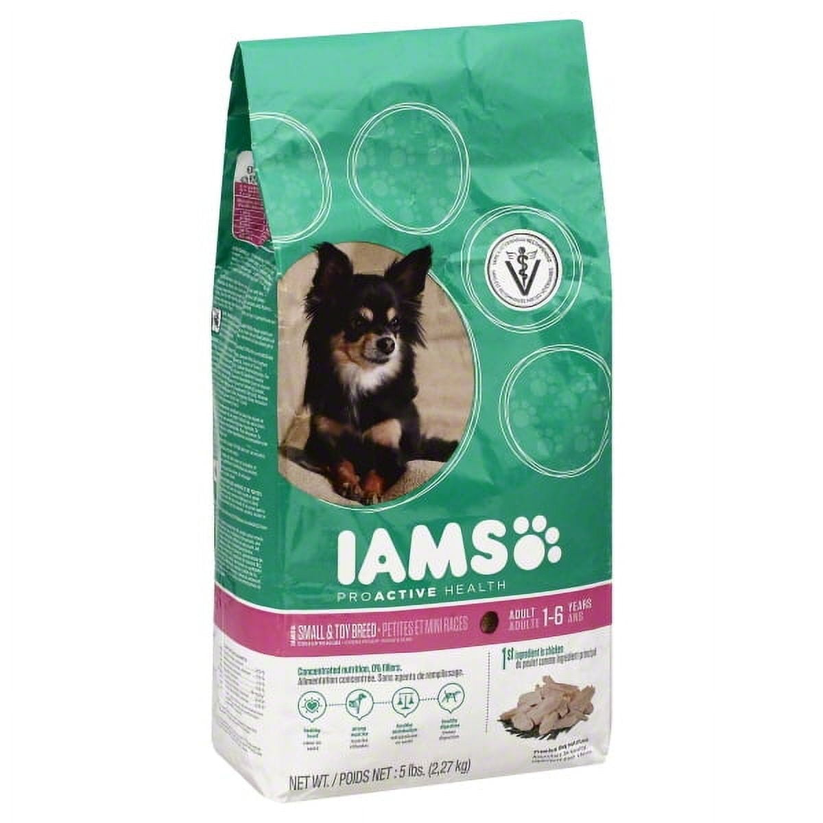 Iams Proactive Health Adult Small & Toy Breed Premium Dog Food 5 Lbs