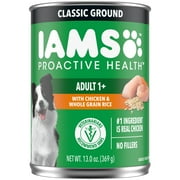 Iams Proactive Health Adult Soft Wet Dog Food Paté With Chicken & Whole Grain Rice, 13 Oz Can
