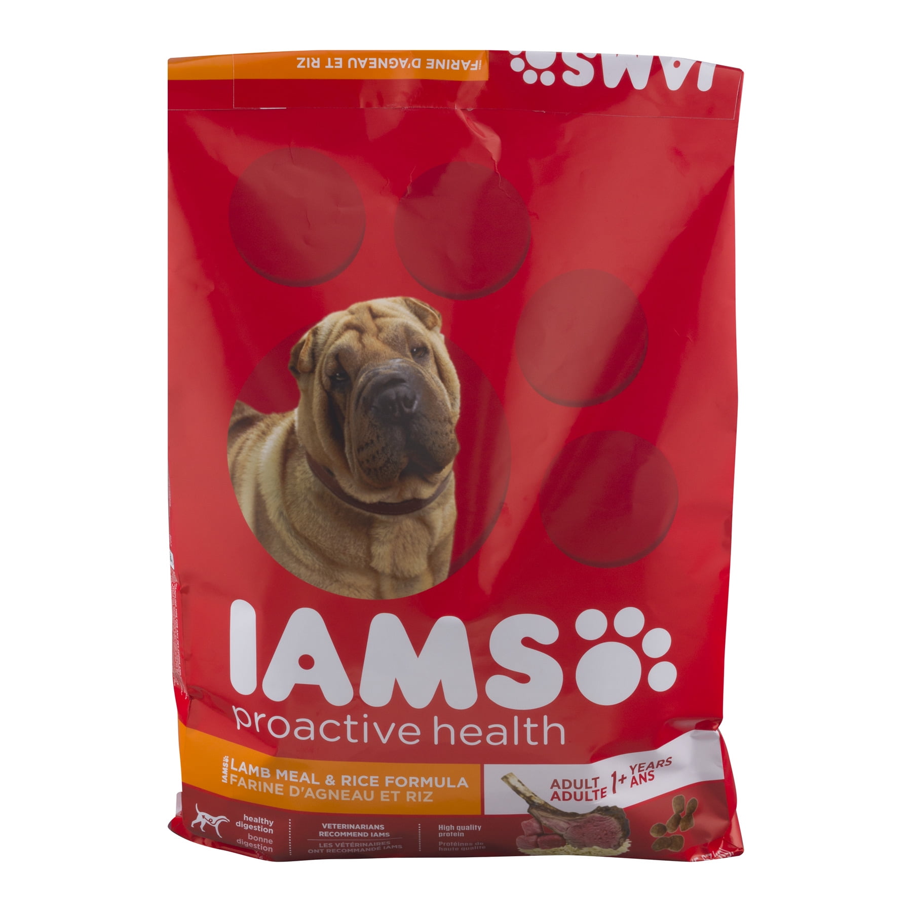 Iams Proactive Health Adult With Grass-Fed Lamb Dry Dog Food, 12.5 Lb