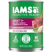 Iams Proactive Health Beef, Rice, Carrots, And Green Beans Gravy Wet Dog Food, 13 Oz Can