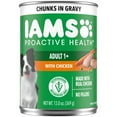 thumbnail image 1 of Iams Proactive Health Chicken Chunks In Gravy Wet Dog Food, 13 Oz Can, 1 of 7