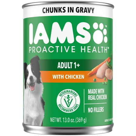 Iams Proactive Health Chicken Chunks In Gravy Wet Dog Food, 13 Oz Can