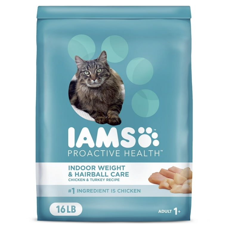 Iams Proactive Health Weight & Hairball Care 3.5 Lb. Chicken & Turkey Flavor Adult Cat Food Iams Proactive Health Weight & Hairball Care 3.5 Lb. Chicken & Turkey Flavor Adult Cat Food