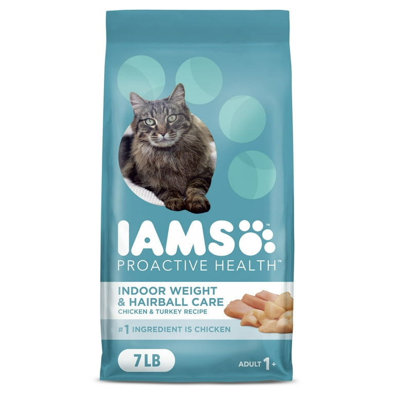 Iams Proactive Health Weight & Hairball Care 3.5 Lb. Chicken & Turkey Flavor Adult Cat Food Iams Proactive Health Weight & Hairball Care 3.5 Lb. Chicken & Turkey Flavor Adult Cat Food