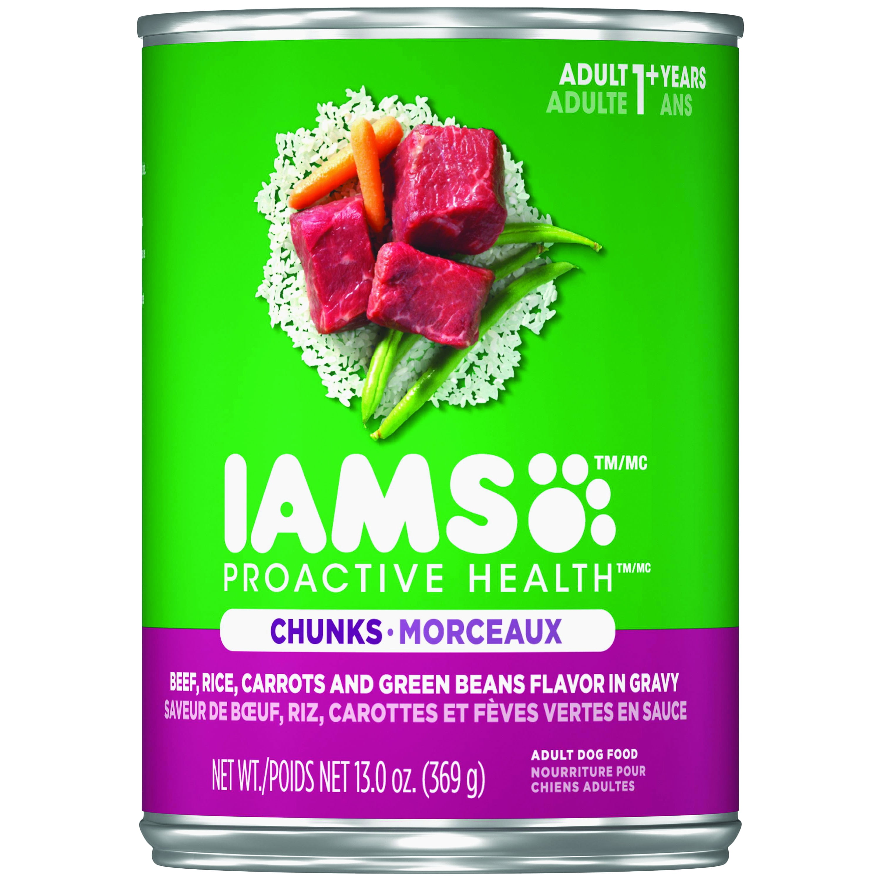 Iams Proactive Health Chunks Adult Wet Dog Food 110837 - Pack of 20 ...
