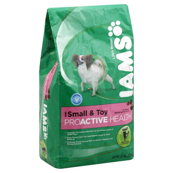 Iams Proactive Health Dry Dog Food, Adult Small & Toy Breeds 6.1Lb Bag