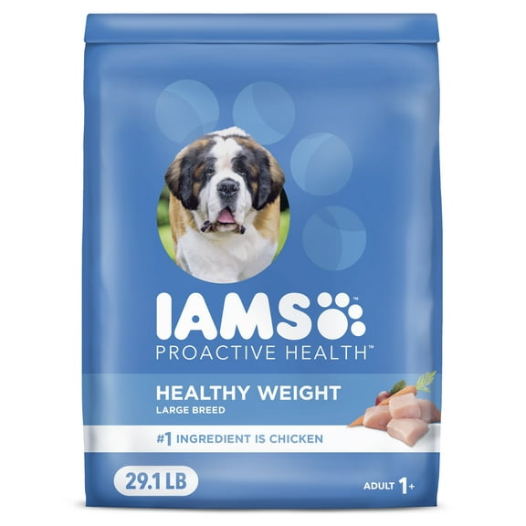 Iams Proactive Health Healthy Weight Chicken Dry Dog Food, 29.1 Lb Bag