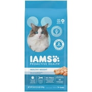 Iams Proactive Health Chicken Flavor Dry Cat Food Healthy Weight, 3.5 Lb Bag