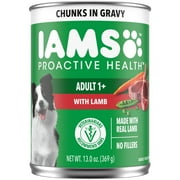 Iams Proactive Health Lamb Chunks In Gravy Wet Dog Food, 13 Oz Can