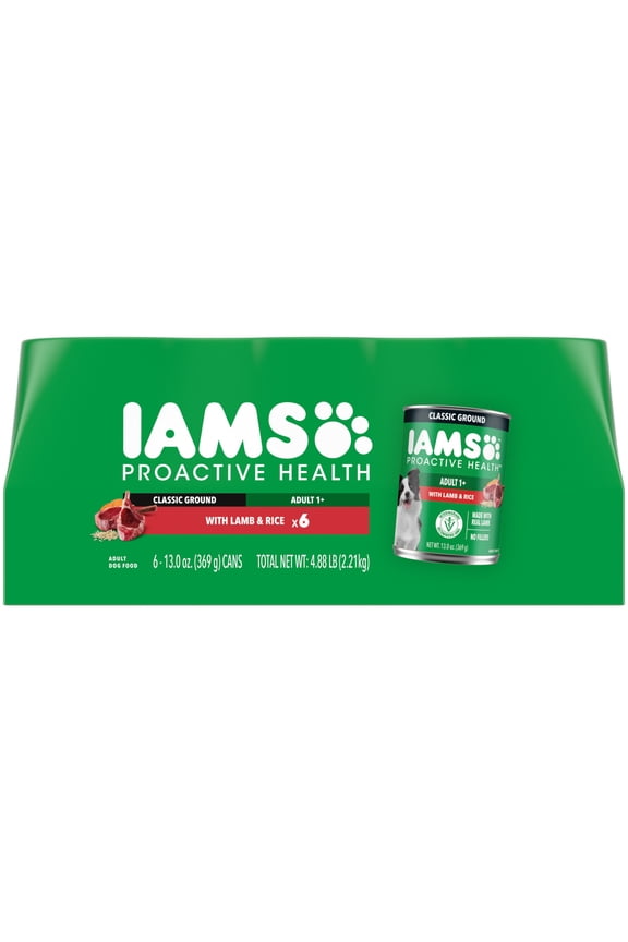 Proactive Health Lamb And Rice Wet Dog Food, 13 Oz Cans (6 Pack)
