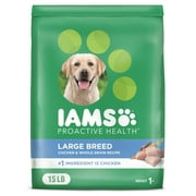 Iams Proactive Health Large Breed Adult With Real Chicken Dry Dog Food, 15 Lb. Bag