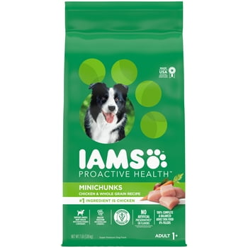 Iams Proactive Health Minichunks Adult Small Kibble Dry Dog Food With Real Chicken, 7 Lb. Bag