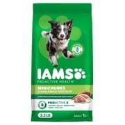 IAMS Proactive Health Adult Minichunks Dog Food Dry Recipe, 3.3 lb.