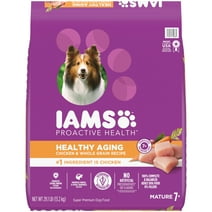 Iams Proactive Health Senior Dog Food Healthy Aging Dry Dog Food With Real Chicken, 29.1 Lb Bag