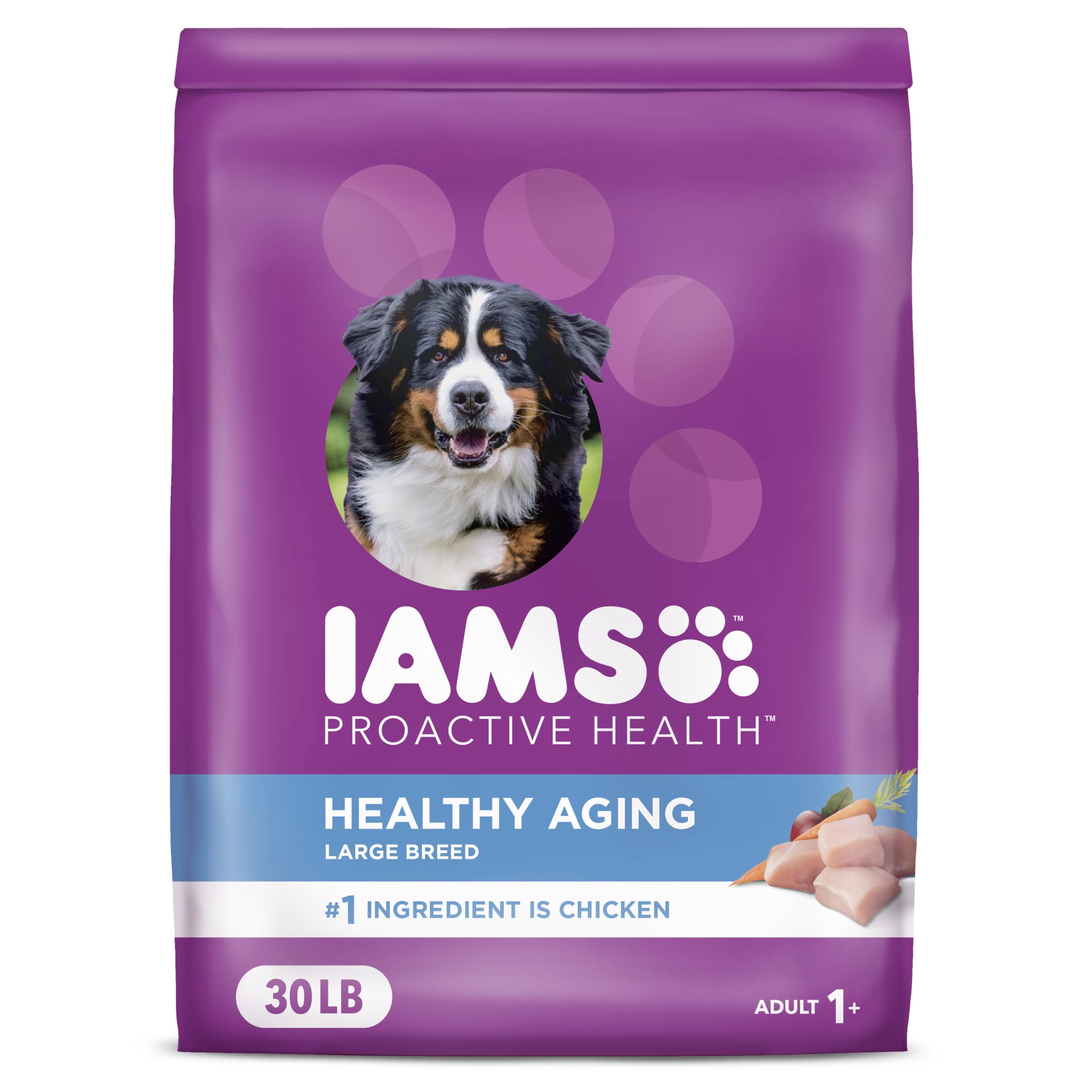 Healthy Aging Large Breed Adult Dry Dog Food with Real Chicken, 30 lbs