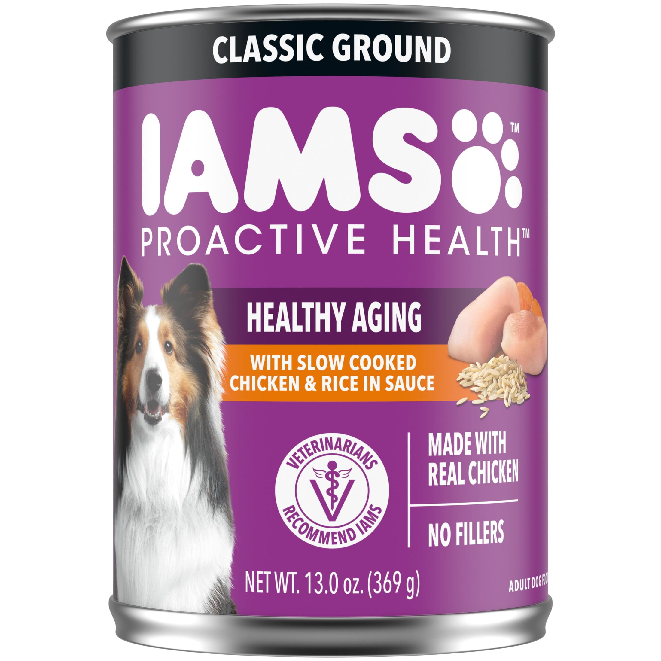 Walmart Deals of Iams Proactive Health Senior Wet Dog Food, Chicken & Rice Pate, 13 Oz Can