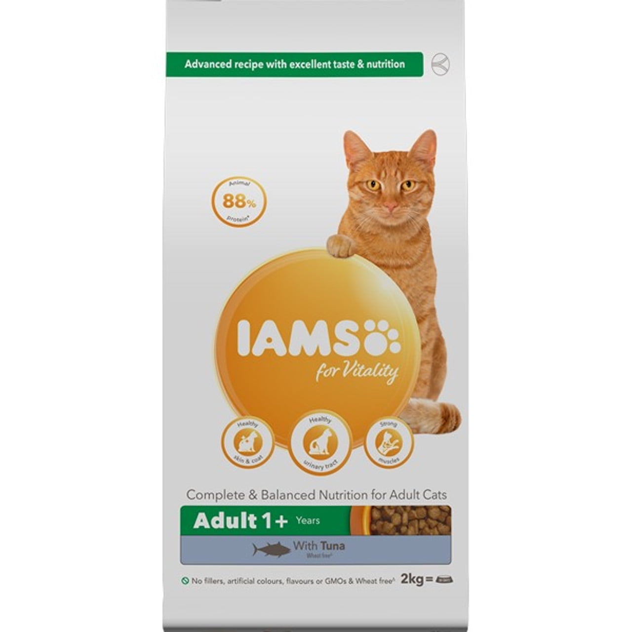 Iams for Vitality Cat Adult Tuna Cat Food 2KG