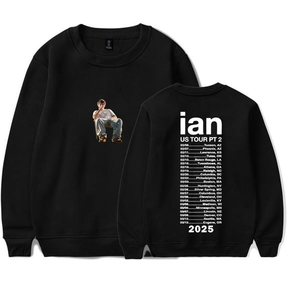 Ian 2025 Tour Inspired Goodbye Horses Album Unisex HipHop Crewneck Long Sleeve Streetwear Top