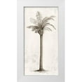 thumbnail image 1 of Ian C 11x18 White Modern Wood Framed Museum Art Print Titled - Vintage Palm Tree I, 1 of 4