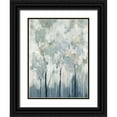 thumbnail image 1 of Ian C 12x14 Black Ornate Wood Framed with Double Matting Museum Art Print Titled - Blue Forest Adventure II, 1 of 4