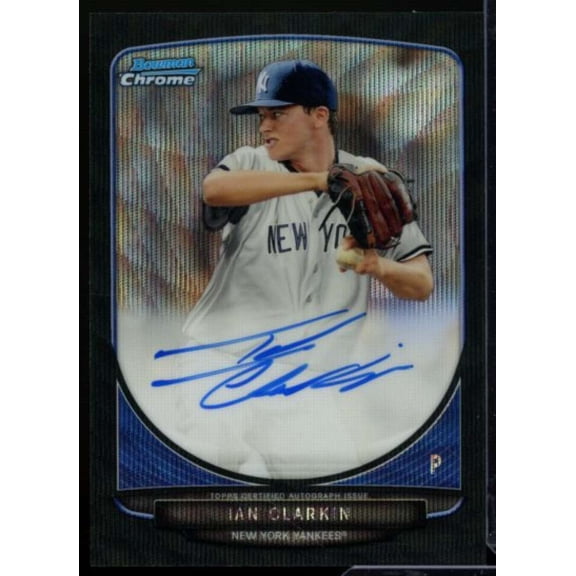 Ian Clarkin 2013 Bowman Chrome Draft Pick Autographs Black Wave Refractors #IC