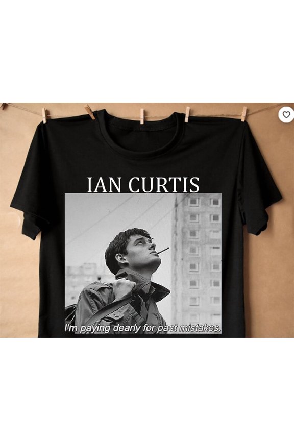 Ian Curtis Joy Division Black Size S-4XL