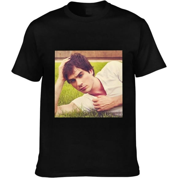 Ian Joseph Somerhalder Tshirt Short Sleeve 100% Cotton Top Crewneck Tees for Men Women (XSmall-4XLarge)