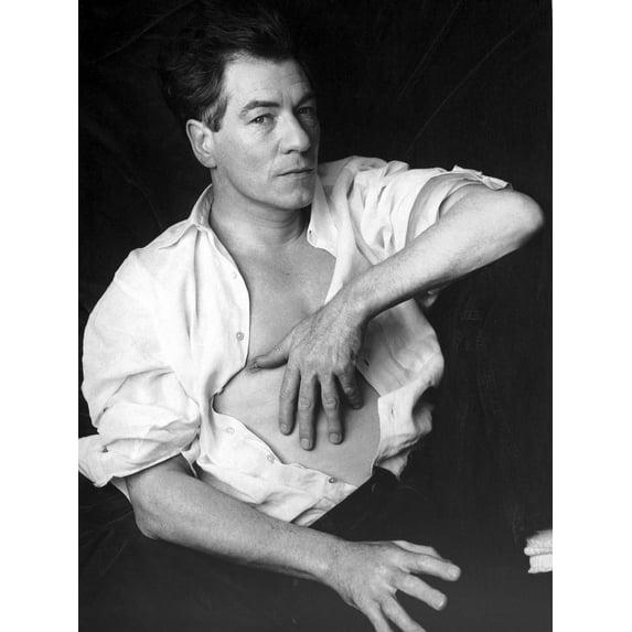 Ian McKellen with an unbuttoned shirt Photo Print (8 x 10)