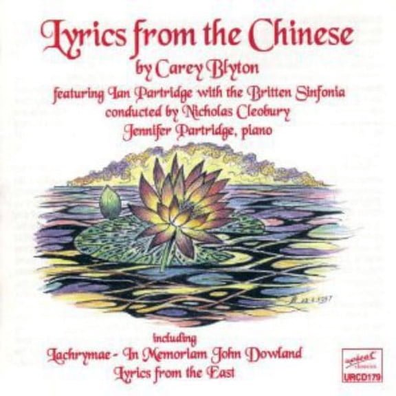 Ian Partridge - Lyrics from the Chinese - Music & Performance - CD