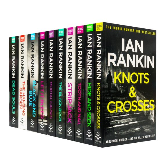 Ian Rankin Inspector Rebus 10 Books Collection Set  Crime Thriller Mystery Collection