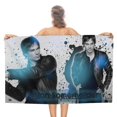 thumbnail image 1 of Ian Somerhalder The Vampire Diaries Beach Towel Microfiber Soft Absorbent Quick-Dry Bath Towel 130x80cm for Bathroom Shower Guests Pool Swimming Camp Holiday Gym for Kid Adult, 1 of 8