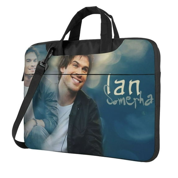 Ian Somerhalder Vampire Diaries Laptop Bag Shoulder Portable Laptop Case Sleeve Chromebook Notebook Messenger Briefcase Adjustable Handbag For Women & Men