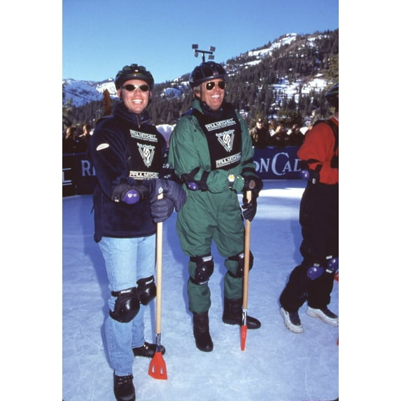 Ian Ziering & Peter Fonda Laughing Celebrity Sports Invitational Photo Print (16 x 20) - Item # CPA1403