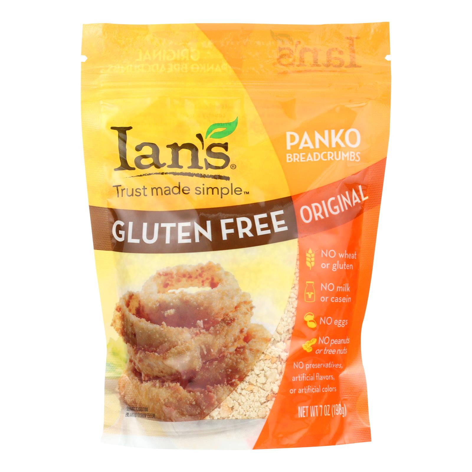 Ian's Panko Breadcrumbs Gluten Free Case of 8 7 oz.