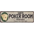 thumbnail image 1 of Ian's Poker Room Gift 6x18 Metal Sign Game Decor 206180048219, 1 of 1
