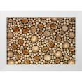thumbnail image 1 of Ianeva, Aida 18x14 White Modern Wood Framed Museum Art Print Titled - Circles, 1 of 4