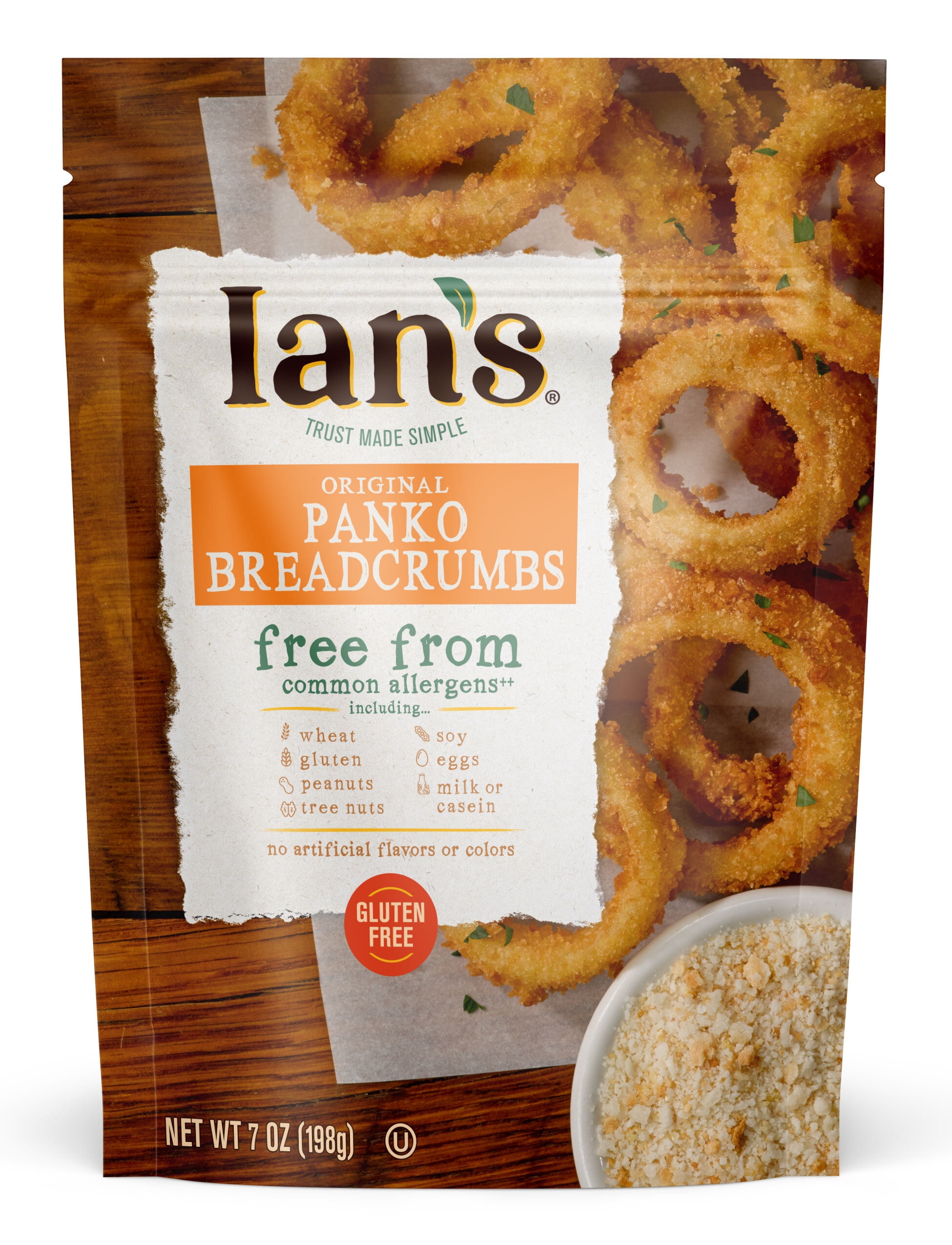 Ians Original Panko Breadcrumbs, 7 Ounce -- 8 per case