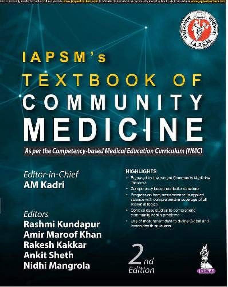 Iapsms Textbook of Community Medicine: As Per the Competency-based ...