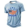 thumbnail image 1 of Iaqnaocc 250th Anniversary Usa Shirt for Men Retro 250th Anniversary Usa Shirt Shirts Independence Day Crew Neck Freedom 2026 Summer 250th Anniversary Patriotic Tee Light Blue XXXL, 1 of 2